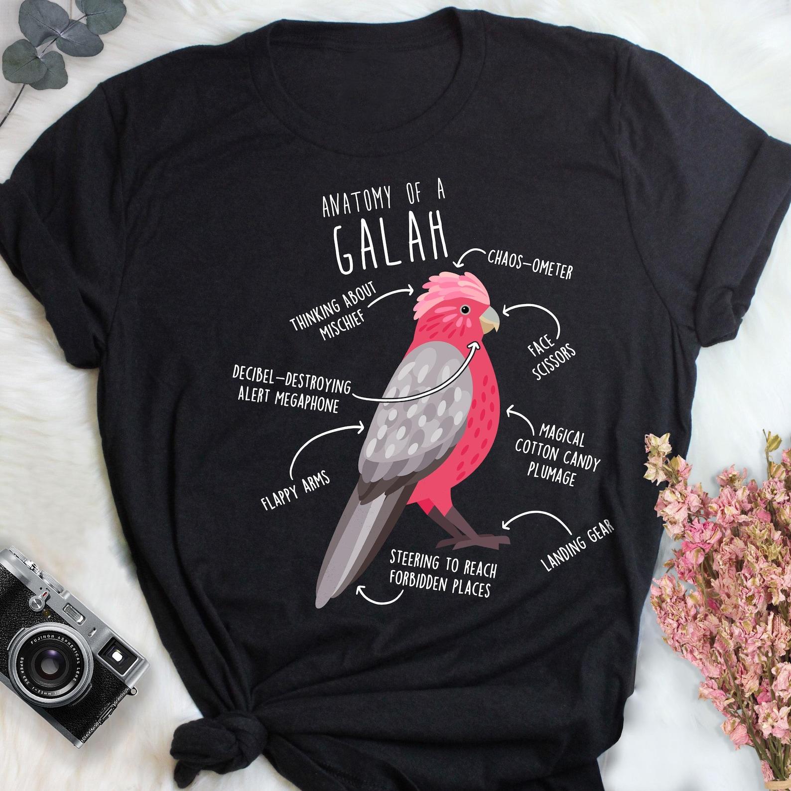 Galah Shirt, , , Funny Parrot Lover Gift, Cute Pet Rose-Breasted Cockatoo T-shirt, Bird, Cockatoo Mom Cockatoo Dad Australian Animal 110