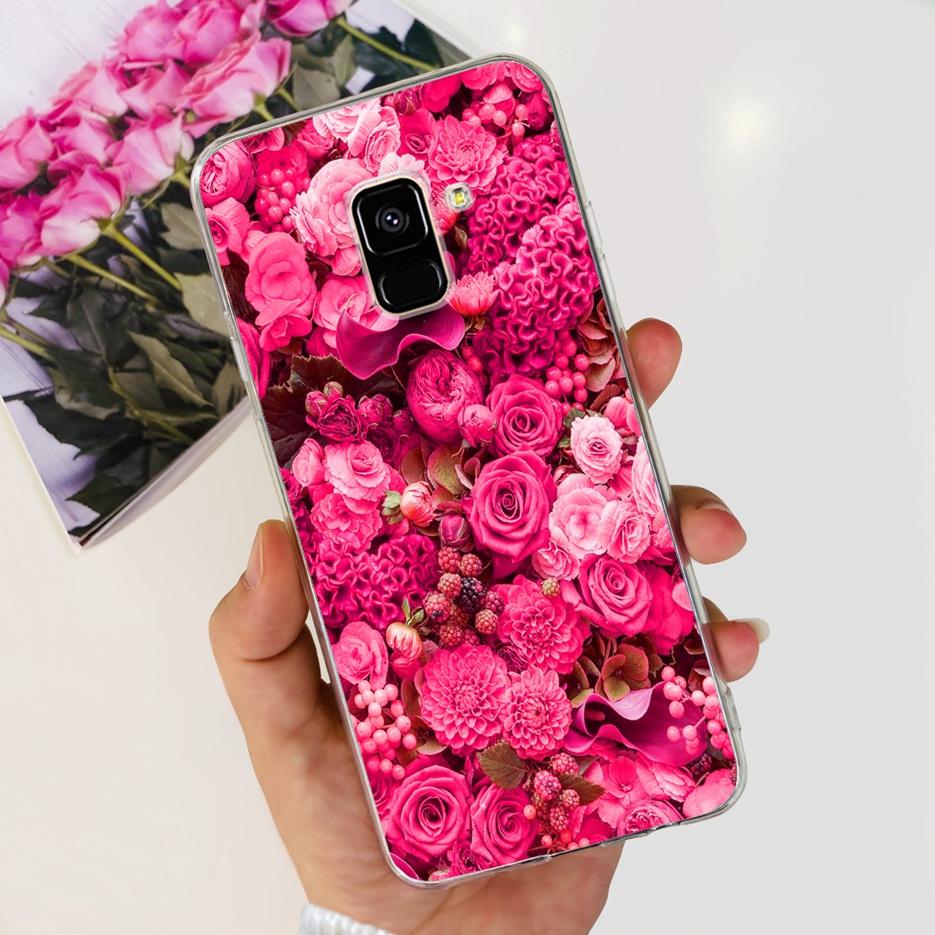 For Samsung Galaxy A8 Plus 2018 Case SM-A730F Luxury Painted Cover Soft Silicone Phone Case For Samsung A8 2018 A530F A8+ Bumper