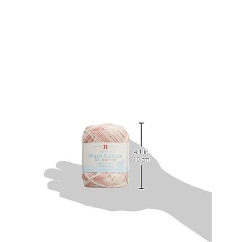 Hamanaka Washed Cotton Gradient Wool Thick Col.307 Pink 40g Approx. 102m 2333
