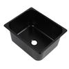 320 X 260 X 150mm RV Sink 304 Stainless Steel Square Kitchen Bathroom Wash Basin Sink with 40mm Outlet for Caravan Food