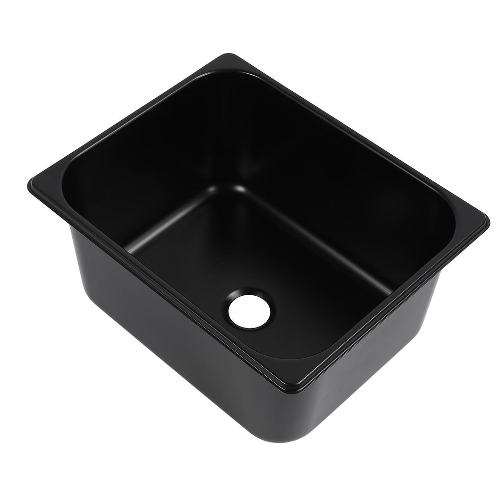 320 X 260 X 150mm RV Sink 304 Stainless Steel Square Kitchen Bathroom Wash Basin Sink with 40mm Outlet for Caravan Food