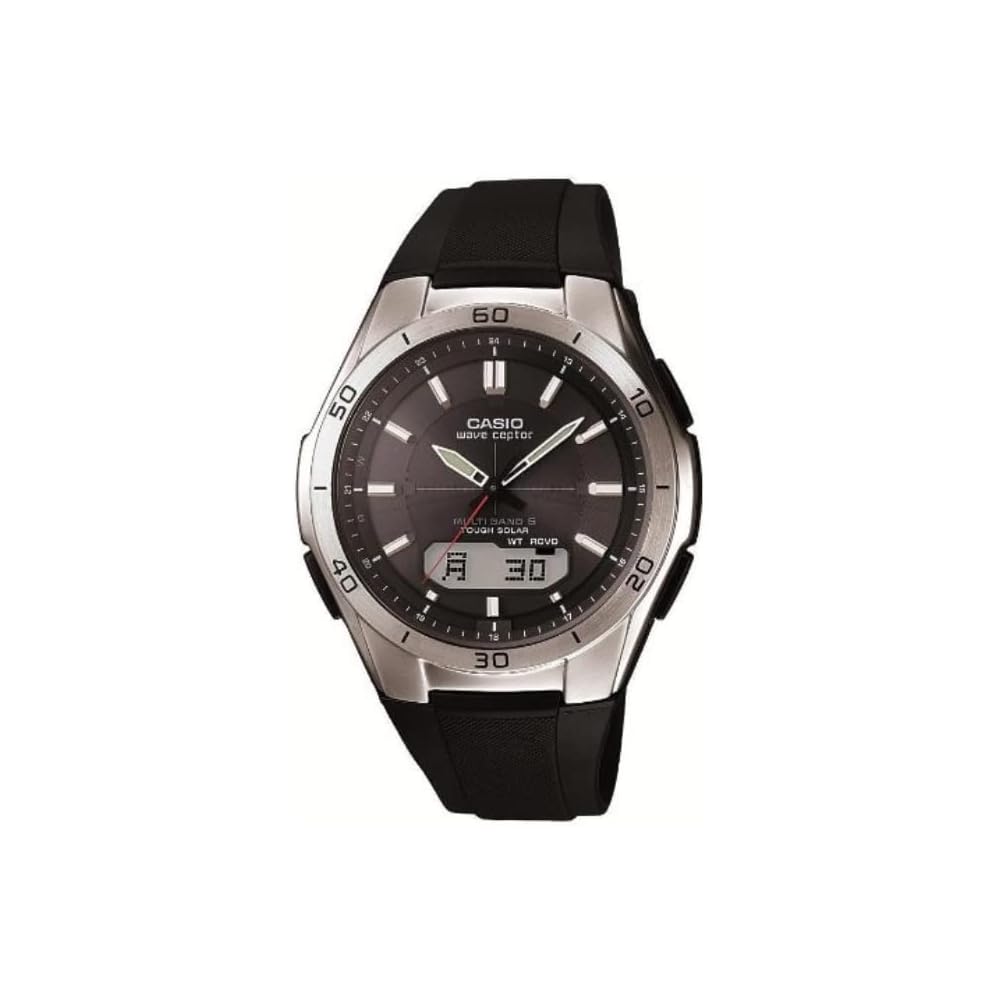 Casio Waveceptor Solar Radio-Controlled Watch WVA-M640-1AJF Men s Black