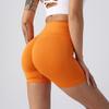 New Summer High-waisted Hip-lifting Fitness Pants for Women, Tummy-slimming Cycling Tights, Peach-shaped Hip Yoga Shorts