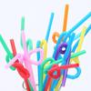 ZISIZ Disposable Colored Art Straws