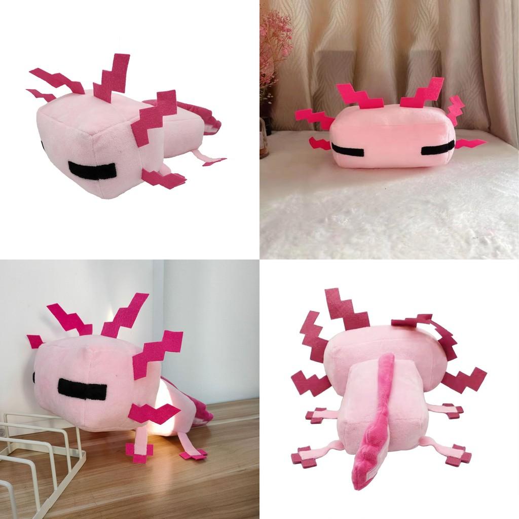 New Axolotl Cute Animal Salamander Plush Doll Hexagonal Dinosaur Doll Home Decor Gift 30cm