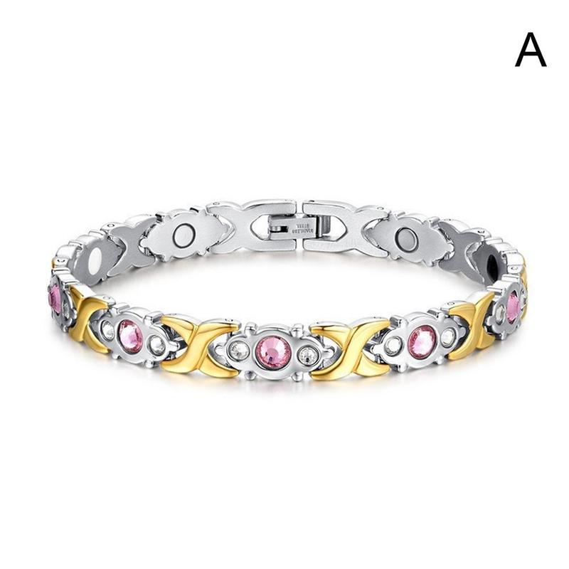 Trendy 4-Color Magnetic Therapy Bracelet Twisted Slimming Bangle Healthcare Jewelry Adjustable Design Comfortable to Wear Fashio
