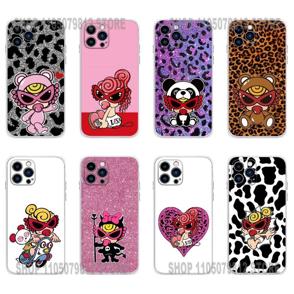 H-Hysteric M-Mini Phone Case For iPhone 17 16,15,14,13,12,11 Plus,Pro,Max,XR,Plus,E,Mini Transparent Soft Cover