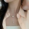 Exquisite Minimalist Ball Pendant Necklace For Women Girls Fashion Temperament Classic Snake Clavicle Chain Birthday Gifts