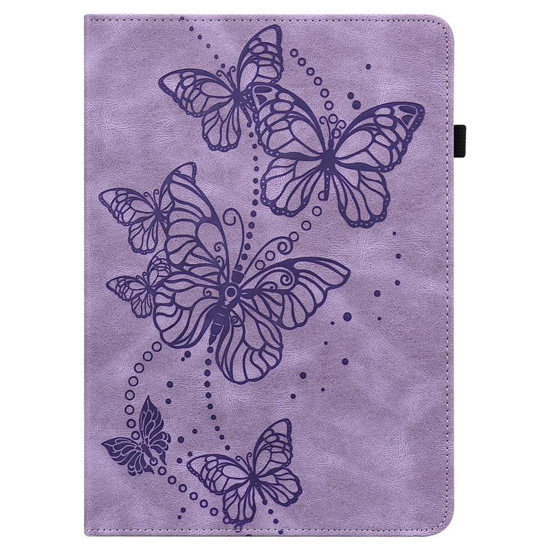 Case For Funda Lenovo Tab K10 10.3 Inch Emboss Butterfly Stand Wallet Cover For Lenovo K10 Tab K10 2021 Case Tb X6c6x Tb-x6c6f