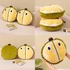 Adorable Green Durian Plush Pillow Soft Stuffed Toy For Girls Comforting Doll