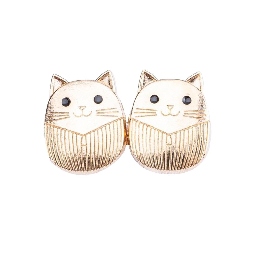 New Cartoon Cat Jeans Buttons Fixed Waist Tightening Tool Waist Buckle Adjustable Pants Pins Scarf Fastening