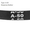 Kozelo A-50 Drive V-Belt 1270mm Inner Circumference A-Section Rubber Drive Belt Wound for Transmission