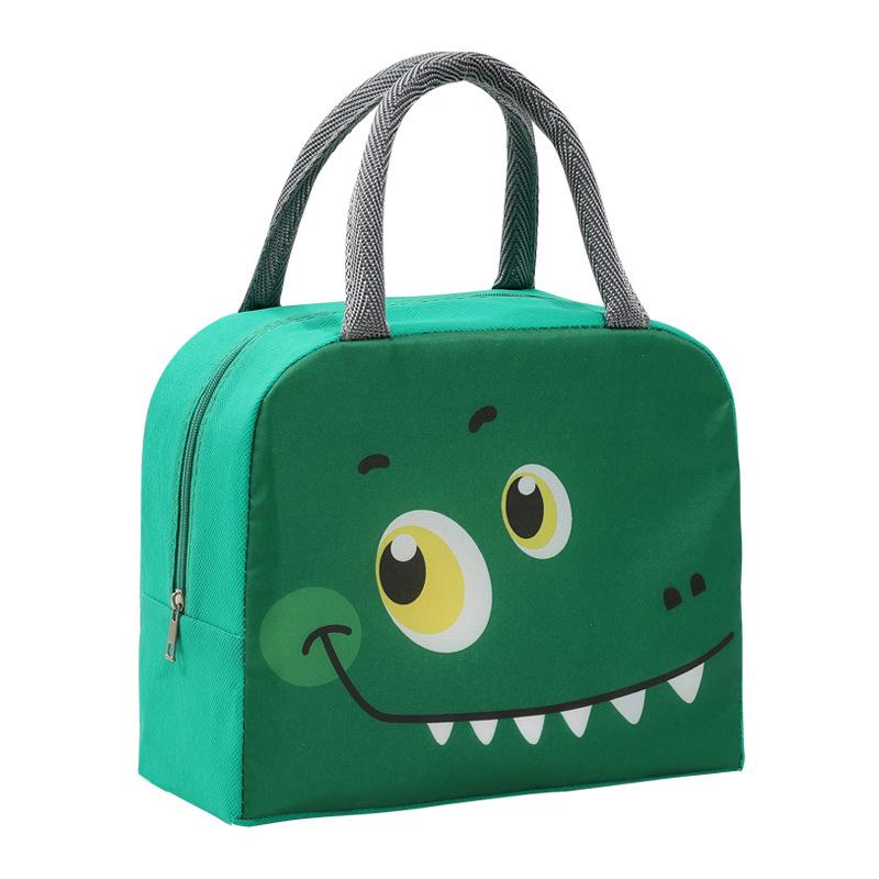 Cartoon Cute Lunch Bag For Children Aluminum Insulation Keep Temperature Lunch Box Hangbag Outdoor Picnic Food Storage Bags