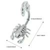 ^Simple Piercing Belly Button Buckle Ring Fashion Accessories Scorpion Shape Piercing Buckle Ring Punk Body Jewelry Accessories