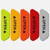 4PCS/Set Universal Safety Warning Signs OPEN High Reflective Tape Autonomous Driving Safety Reflective Strip Door Sticker