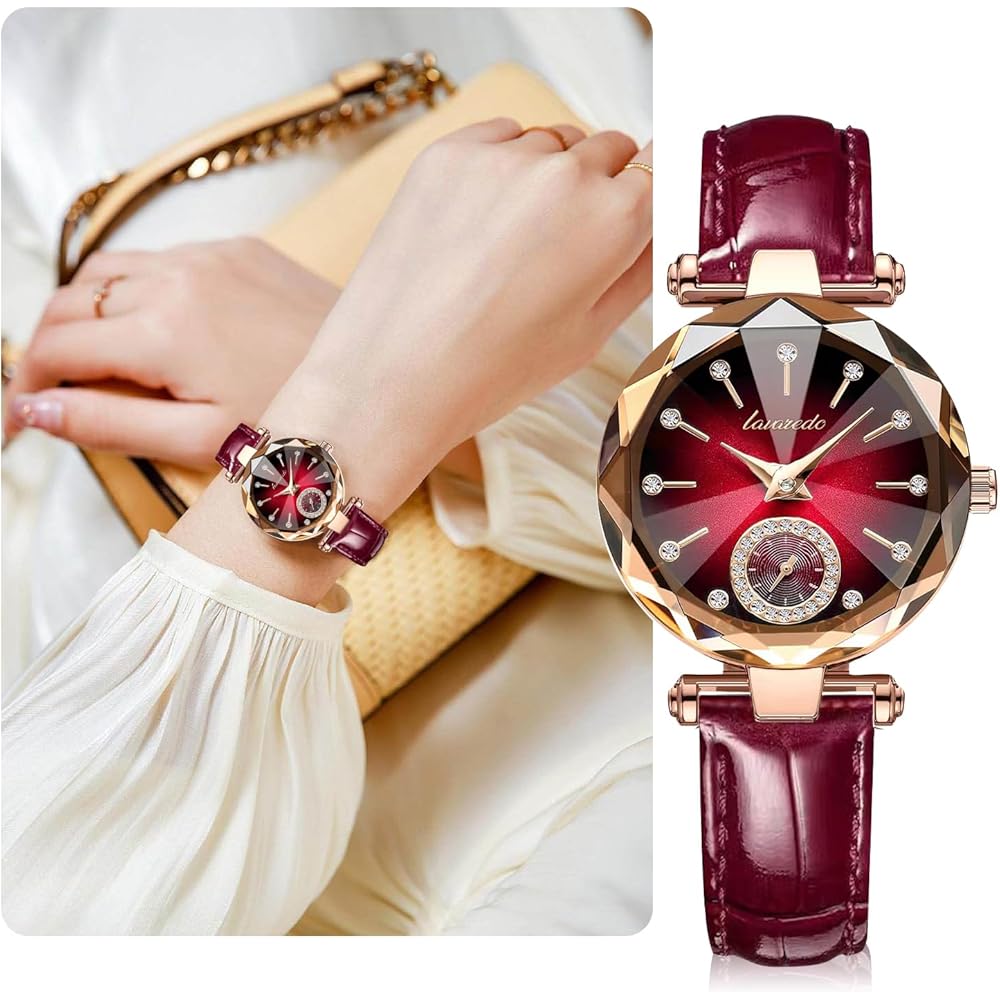 Women's Analog Quartz Watch Leather Strap Slim Waterproof Simple Casual Fashion Timepiece