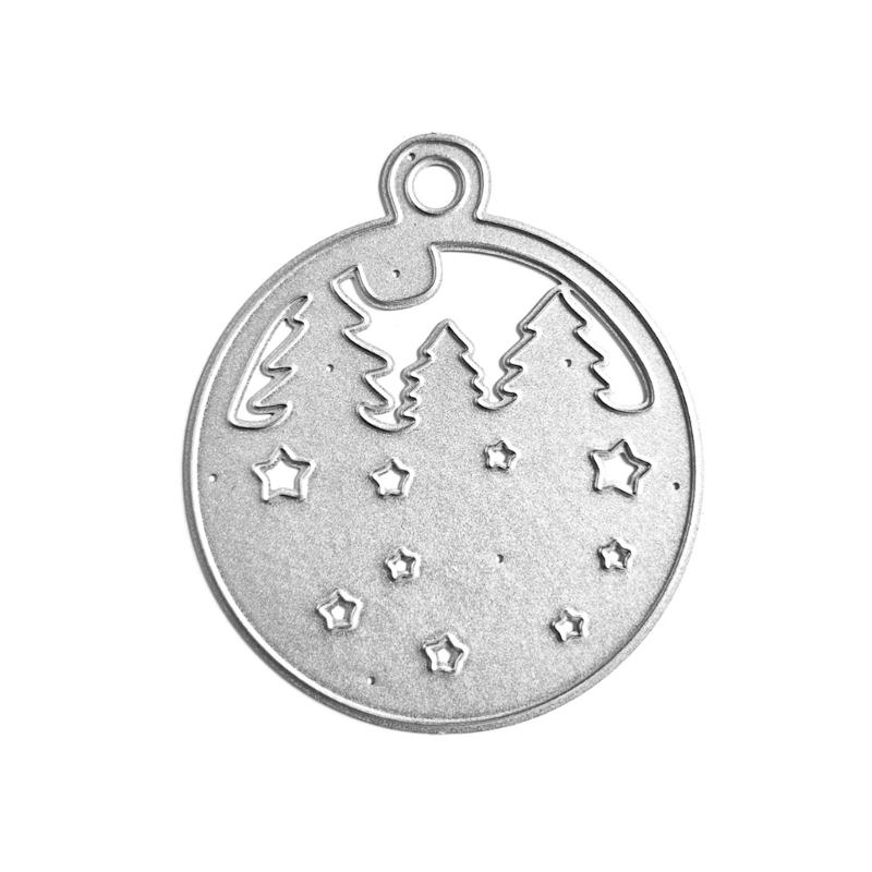 Christmas Pendant Metal Cutting Dies DIY Craft Carbon Steel Embossing Template Stencil Scrapbooking for Card Die Cuts