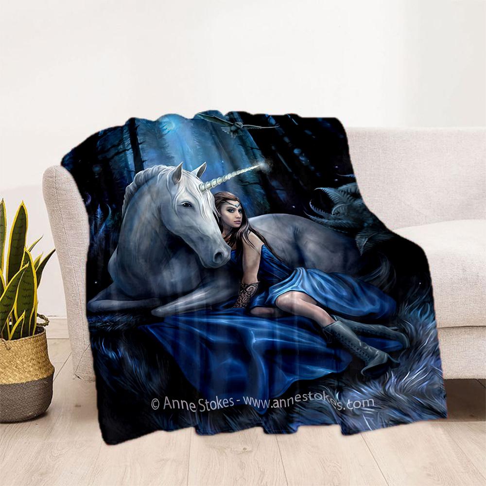 Gothic Style Blanket Ultra-Soft Perfect for Office Bedding Couch All-Season Use Playful Design Gifts For Family Or Friends