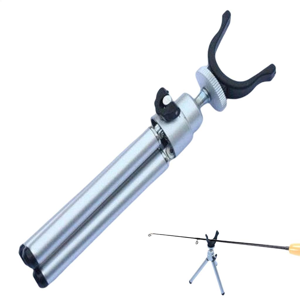 Fishing Tripod Stand Fishing Pole Tripod Bracket Aluminum Alloy Portable Folding Fishing Rod Tripod Stand For Ice Fishing