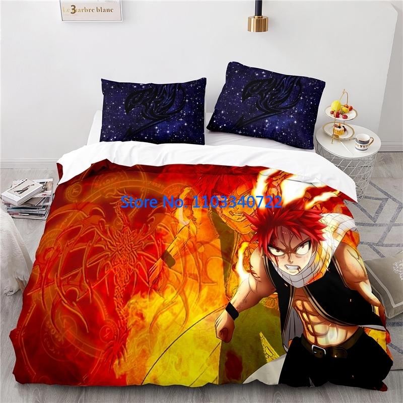 

Comforter Home Textile Fairy Tail 3D Print Comforter Bedclothes For Boy Girl Bedding Sets Bedroom Decor Comforter (quilt)-EU Single(135*200cm)3pcs