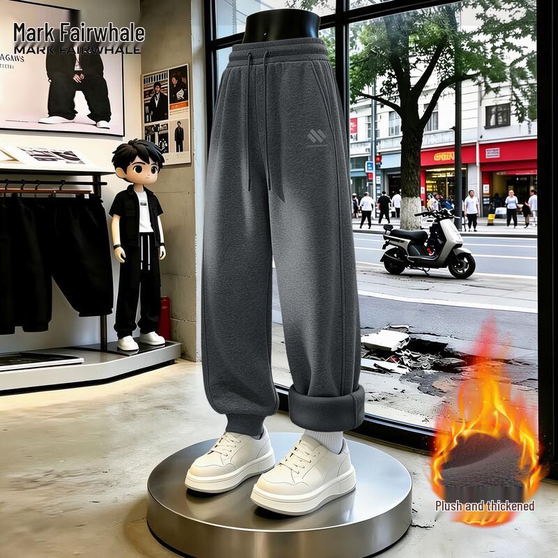 Mark Fairwhale Men's Fleece-Lined Jogger Casual Pants