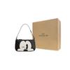 COACH X Disney Nolita 19 Mickey Mouse Shoulder Bag Handbag Black/White CN506-QBM2
