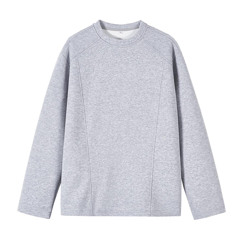 2025 Spring Men Cotton T Shirt Women Tops Solid Color Black Tshirts Men O-Neck Long Sleeve Tshirts Couple White Top Tees