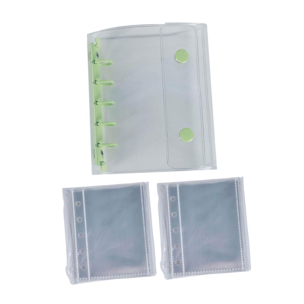 Binder Notebook Covers 5 Holes Gift Clear for Valentines Birthday