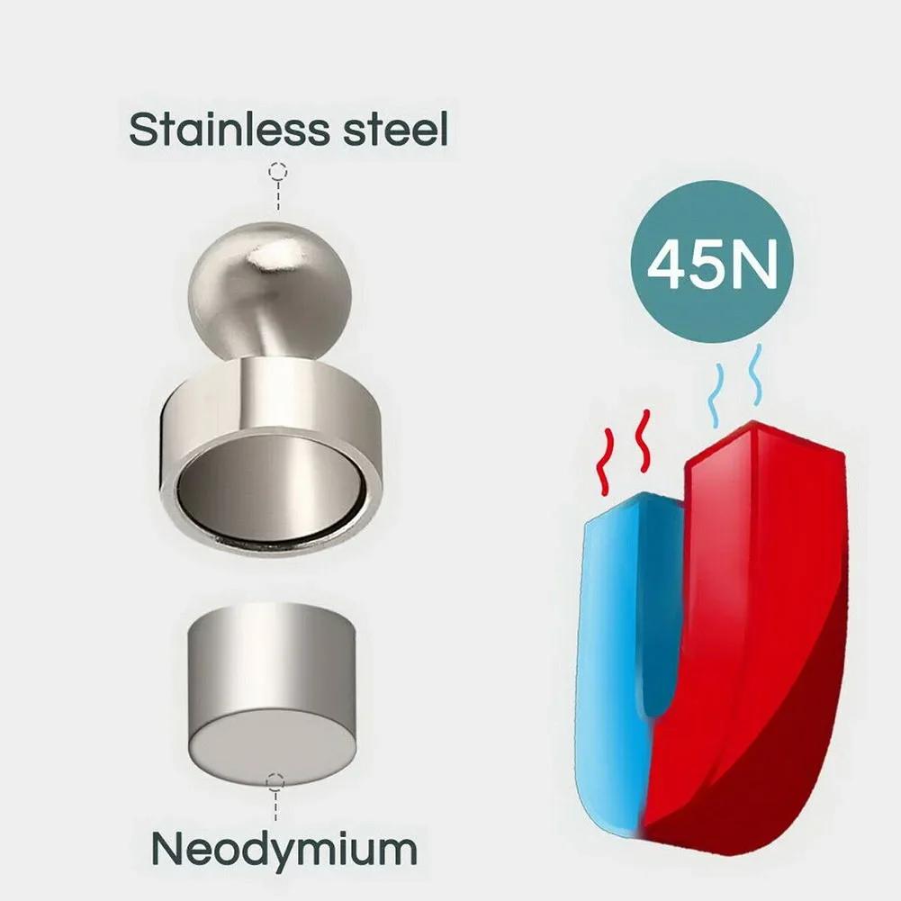 Magnetic Pins Neodymium Magnetic Thumbtacks for Whiteboard Cone Super Strong Fridge Pushpin Magnets Home Storage Tools