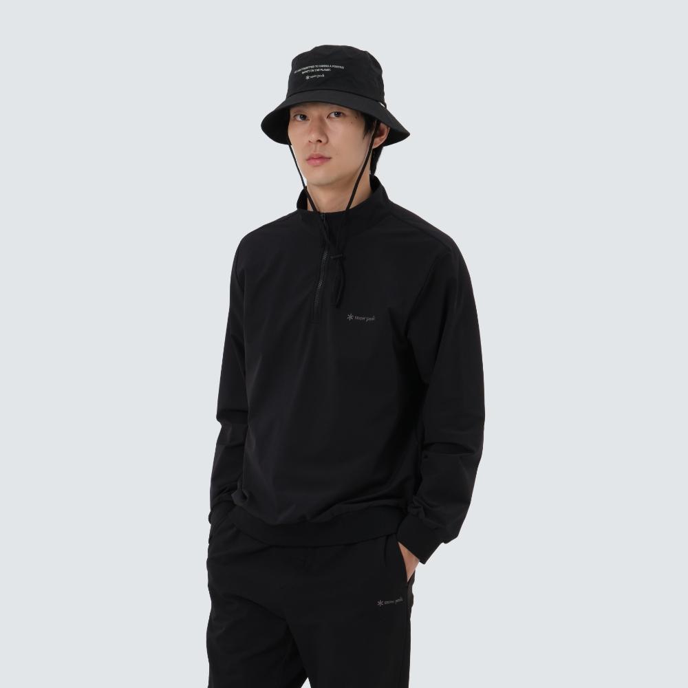 [Snowpeak] Толстовка с полумолнией Rago Черная (S25FMTZT32) 95(M)