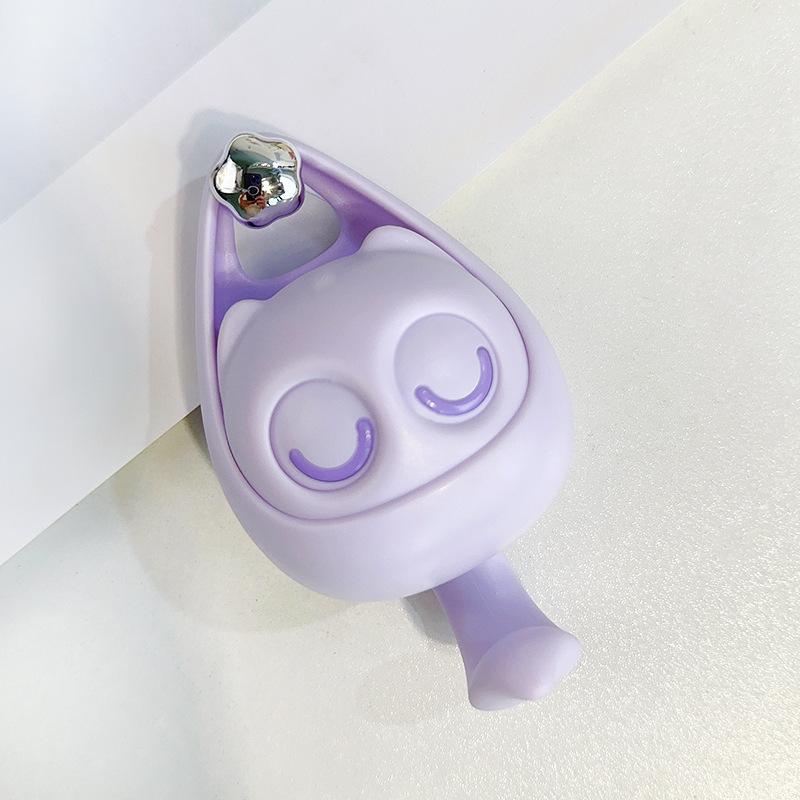 Household Creative Cat Hooks Will Blinking Eyes Cute Sundry Storage Hangers Girl Heart Macaron Strong Sticky Hooks