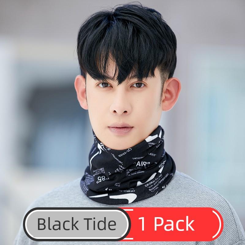 Autumn and Winter Heattech Scarf Men's Variety Magic Headband Neck Protection Face Care Bandana Outdoor Windproof Thickened Cycling Mask