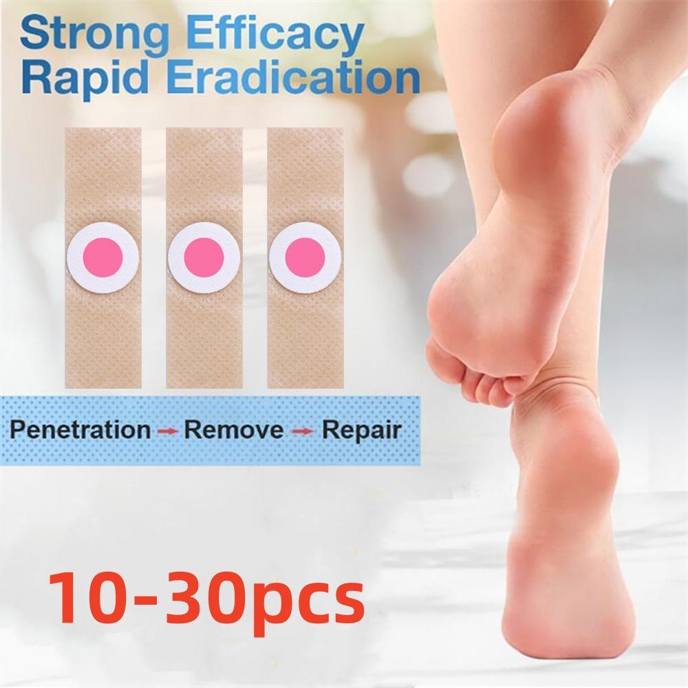 Lot de 10/30 coussinets pour enlever les cors durs, résultats immédiats, qualité, matériaux durables et confortables, tampons innovants pour enlever les cors, pâte pour enlever les cors