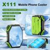 IParts X111 Mobile Phone Magnetic Semiconductor Cooling Fan Radiator with 7 Gears Adjustable PUBG Game Cooler for IOS Android