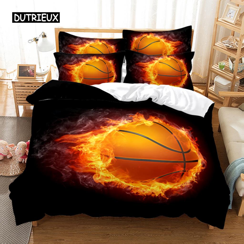 Athletic Sports Bedding Set Duvet Cover Set 3D Bedding Digital Printing Bed Linen Queen Size Bedding Set Fashion Design