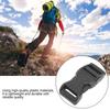 40 Pcs 17mm Mini Buckles Plastic Adjustable Buckles Durable Flat Buckles  Bag Straps