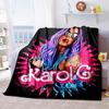 Customizable K-KAROL-G flannel blankets, perfect for autumn warmth, suitable for children and adults, and stylish K-POP shawls
