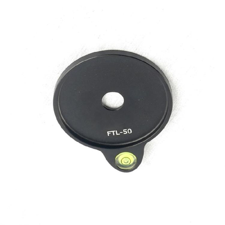 Aluminum Tripod Leveler Plate with Clear Bubble Gauges & 50mm Inner Dimension Tripod Leveling Base Metal Tripod Adapter
