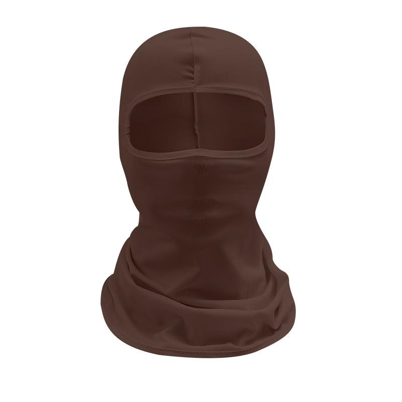 Summer Ice Silk Sunscreen Face Mask: Windproof Dustproof Balaclava for Cycling, Biking, and Outdoor Sports