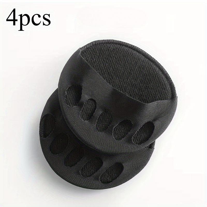 

2 Pairs Invisible Insoles - Beige & Black, Arch Support for All Shoes, Comfort Foot PadsReusable & Comfortable