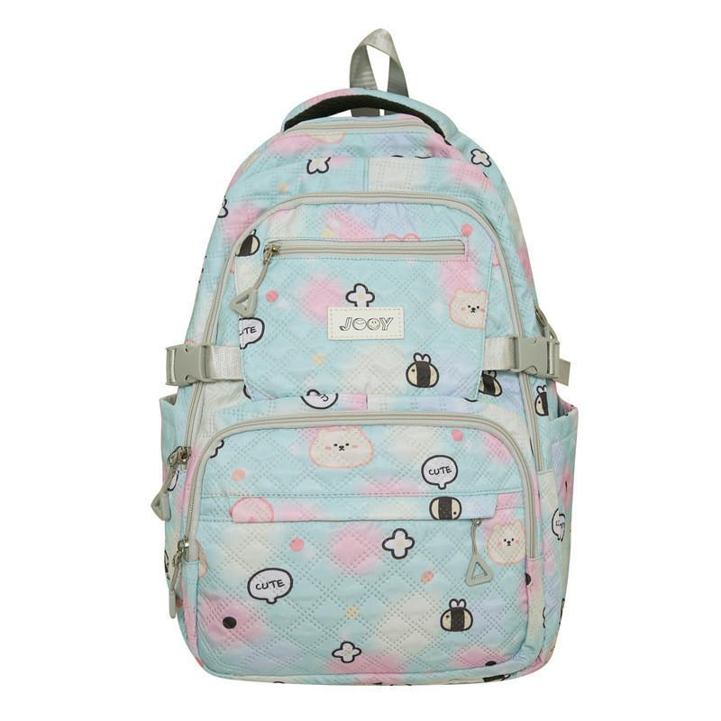 

Lightweight Versatile School Backpack For Middle High And College Students In Green Black Blue Purple And Pink зелёный
