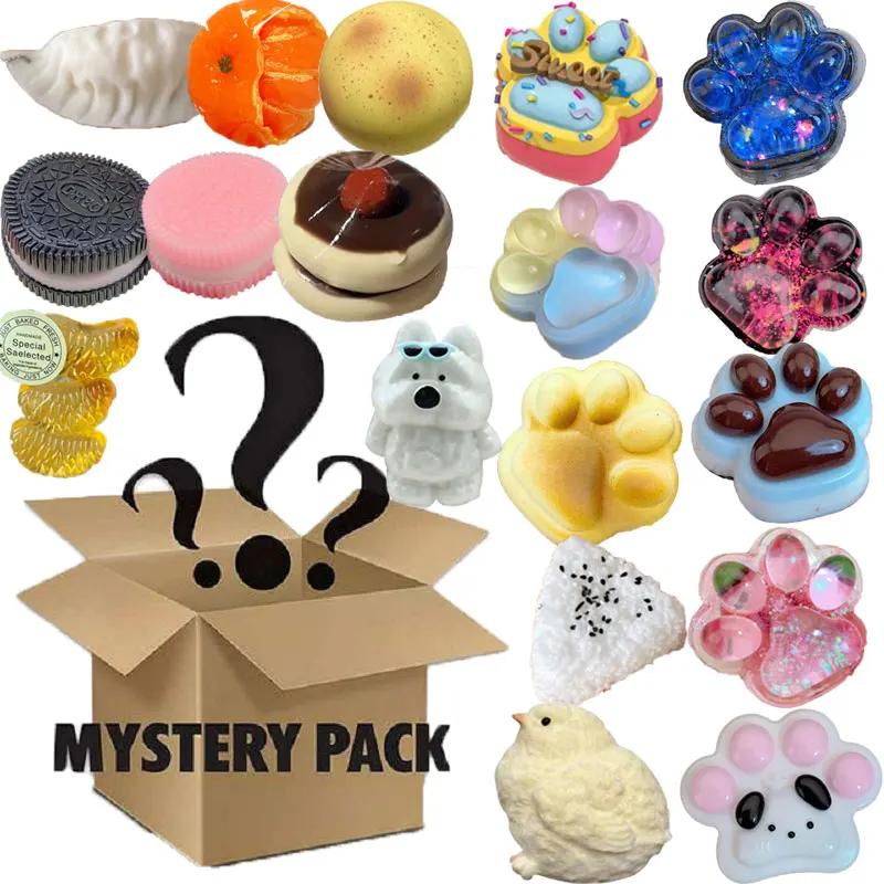 Giocattolo Fidget Misterioso, Zampa di Gatto Kawaii, Cibo Similato, Giocattolo Antistress Piede Squishy, Giocattolo da Spremere, Squishy Mochi, Giocattoli Antistress
