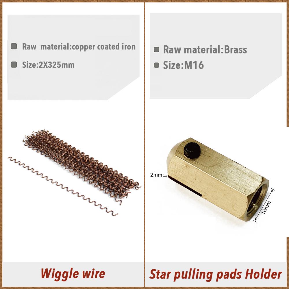 Parts & Accessories 50 Pcs Wiggle Wire Car Dent Fix Repair Parts Wave Wire Spot Welder Removal