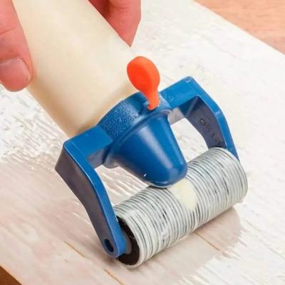 Dispenser a rullo applicatore di colla Flacone applicatore in plastica Flacone di colla per la lavorazione del legno Fornitura di verniciatura Trattamento delle pareti