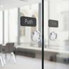Household Glass Sliding Door Round Handle Bathroom Shower Room Accessory 304 Stainless Steel