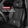 Appui-tête de siège auto Mousse à mémoire de forme Confort Oreiller pour le cou Accessoires Pour Model 3 Y S X Cybertruck Juguete Roadster Bobine Bonina
