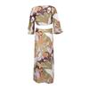 Women's Bahia Floral Dress with Open Back ANTIK BATIK
