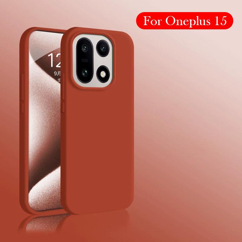 Silicone Case For Oneplus 15 Matte Back Cover Case for ONEPLUS 15 5g