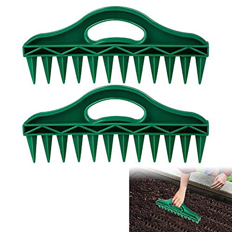 Sowing Seed Dispenser 12 Holes Seed In Soil Digger Planter Garden Seed Spacer Adjustable Garden Seeder Seeding Puncher