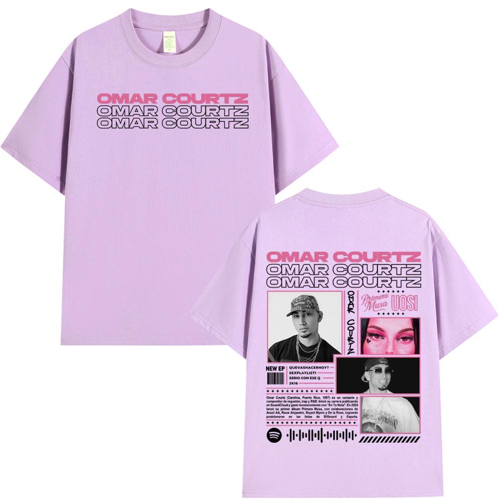 

Rapper Omar Courtz Primera Musa Album Tour Merch T Shirt Men s Women Hip Hop Fashion T-shirt Casual Cotton Aesthetics T-shirts 4XL